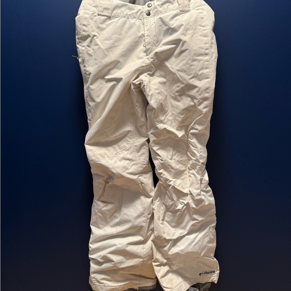 ❄️ Columbia Omni-Tech Waterproof Snow Pants – Women’s Medium, White